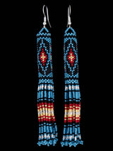 Native American Jewelry Beaded Dangle Earrings