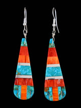 Santo Domingo Inlay Mosaic Dangle Earrings