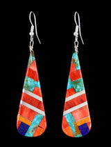 Santo Domingo Inlay Mosaic Dangle Earrings