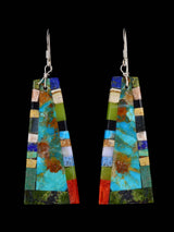 Santo Domingo Inlay Mosaic Dangle Earrings