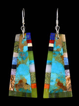 Santo Domingo Inlay Mosaic Dangle Earrings