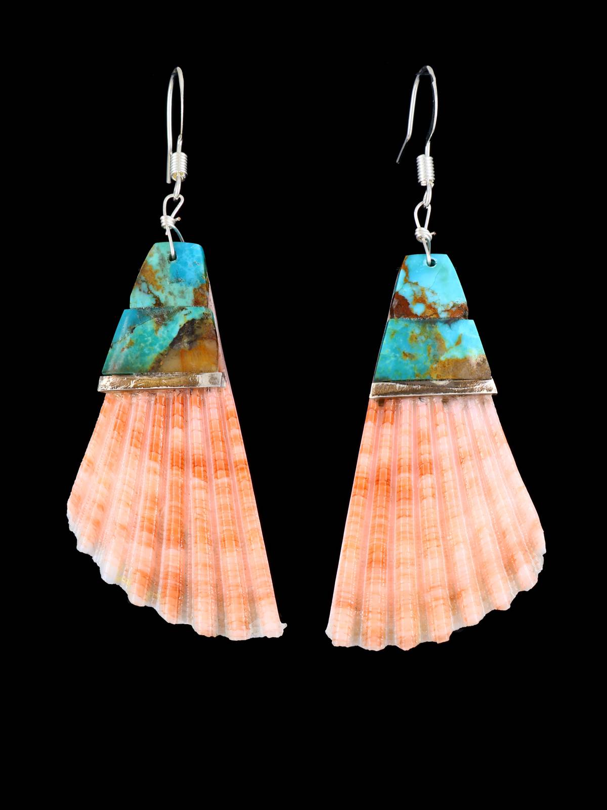 Santo Domingo Mosaic Dangle Shell Earrings