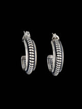 Boucles d’oreilles pendantes en cuivre estampillé Navajo