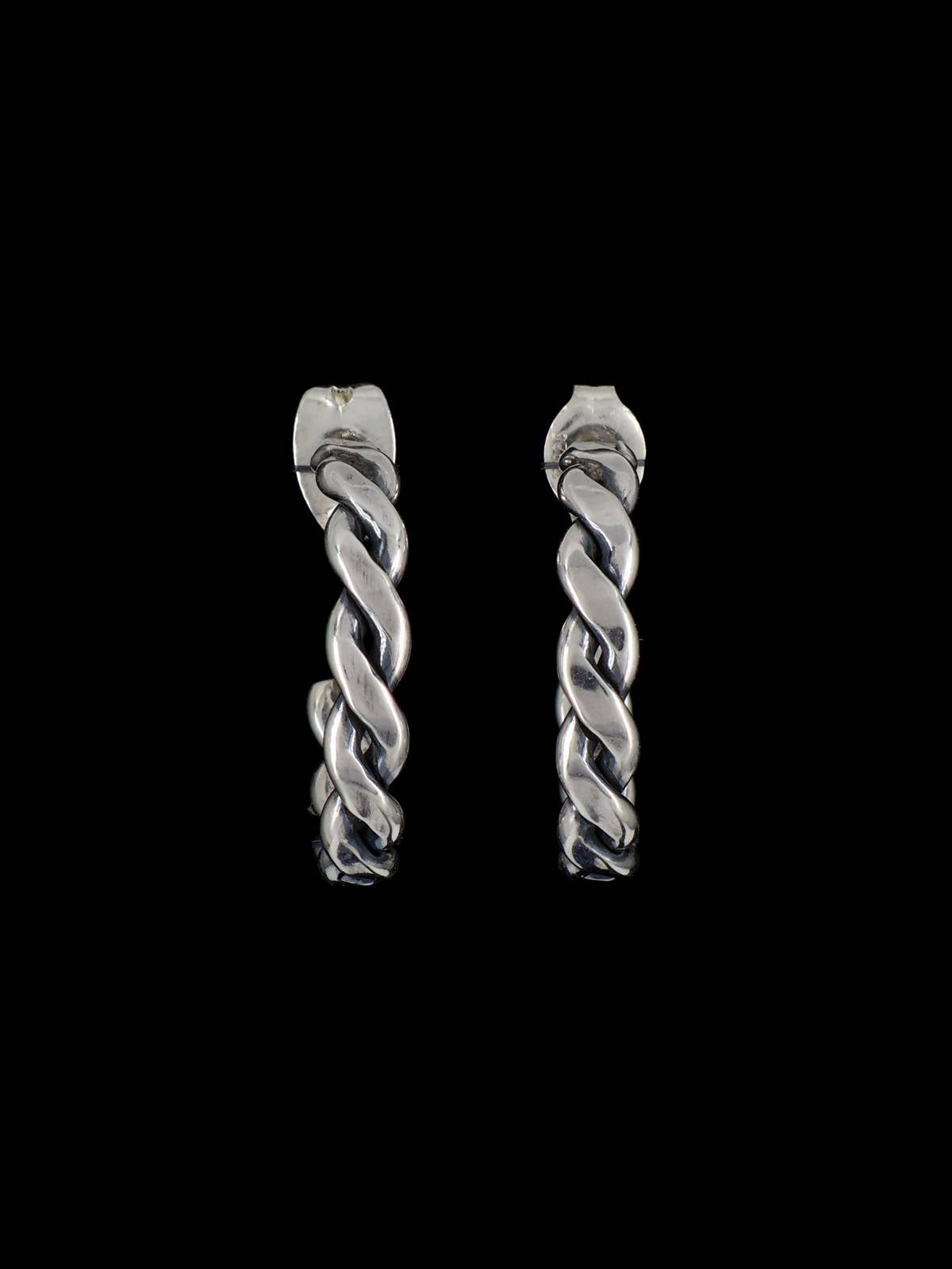 Boucles d’oreilles pendantes en cuivre estampillé Navajo