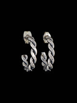 Boucles d’oreilles pendantes en cuivre estampillé Navajo