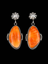 Boucles d’oreilles Navajo Spiny Oyster en argent sterling