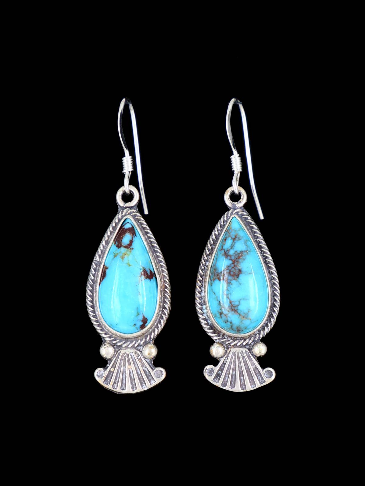 Pendientes colgantes de jaspe nativo americano