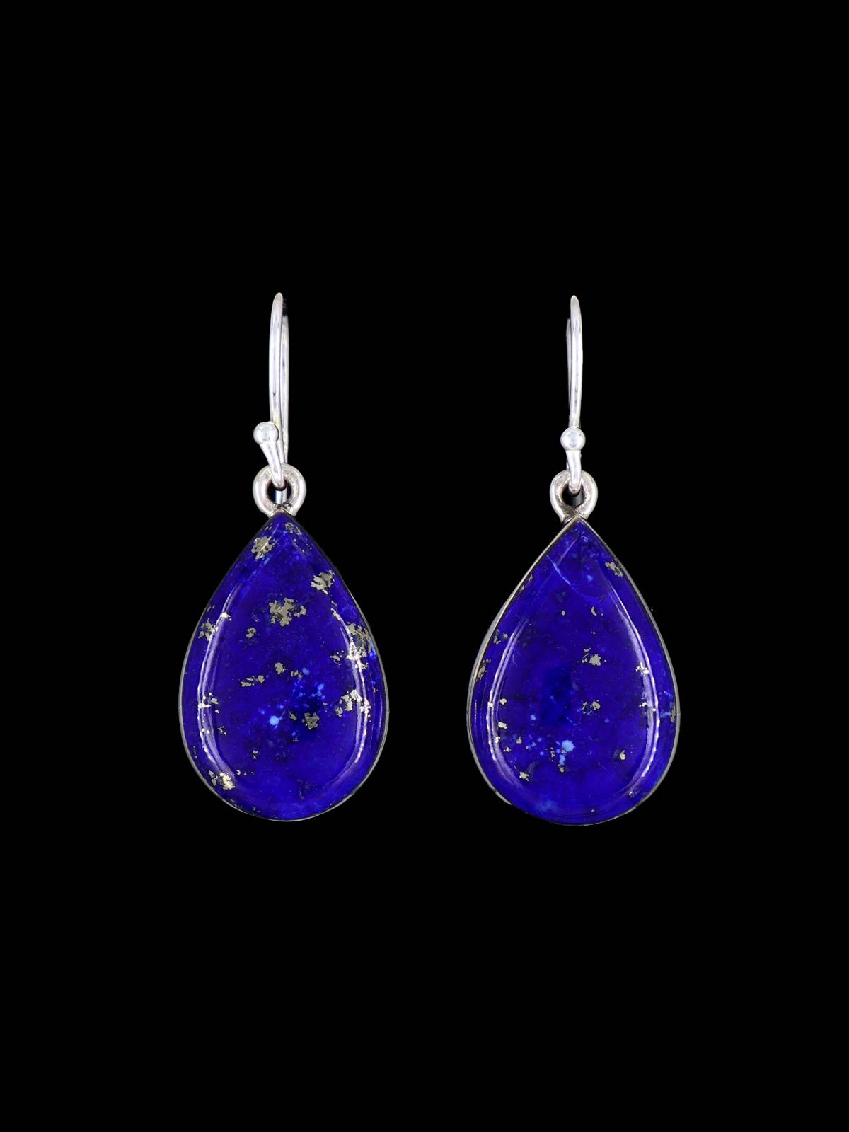 Native American Jewelry Lapis Lazuli Dangle Earrings