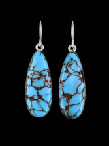Boucles d’oreilles Navajo Turquoise et Opalite Inlay Dangle