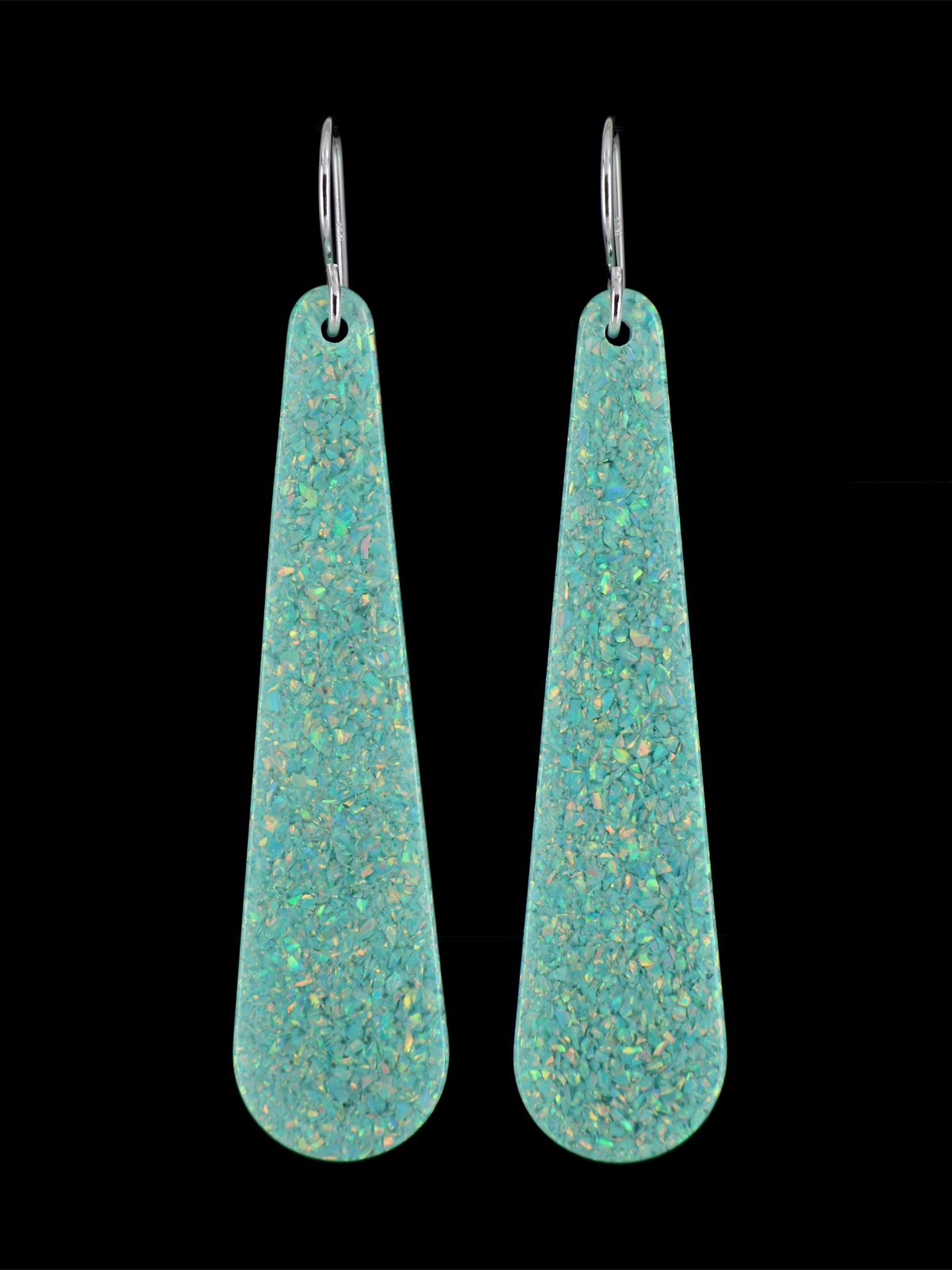 Santo Domingo Opalite Dangle Earrings - PuebloDirect.com
