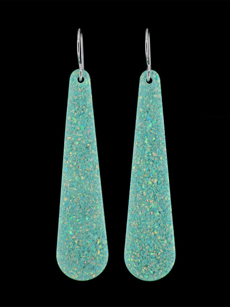 Santo Domingo Opalite Dangle Earrings - PuebloDirect.com