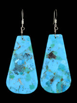 Boucles d’oreilles Navajo Turquoise Dalle Post
