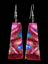 Boucles d’oreilles Navajo Turquoise Dalle Post