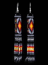 Native American Jewelry Beaded Dangle Earrings