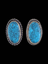 Navajo Sterling Silver Turquoise Post Earrings