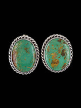 Navajo Sterling Silver Turquoise Post Earrings