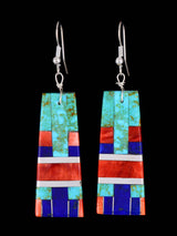 Santo Domingo Inlay Mosaic Dangle Earrings