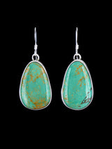 Navajo Armenian Turquoise Sterling Silver Dangle Earrings