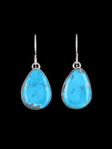 Navajo Turquoise Sterling Silver Dangle Earrings