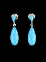 Native American Jewelry Prince Mine Turquoise Post Earrings