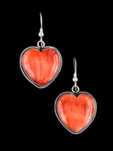 Pendientes colgantes de plumas de plata de ley navajo