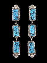 Native Jewelry Egyptian Turquoise Sterling Silver Post Earrings