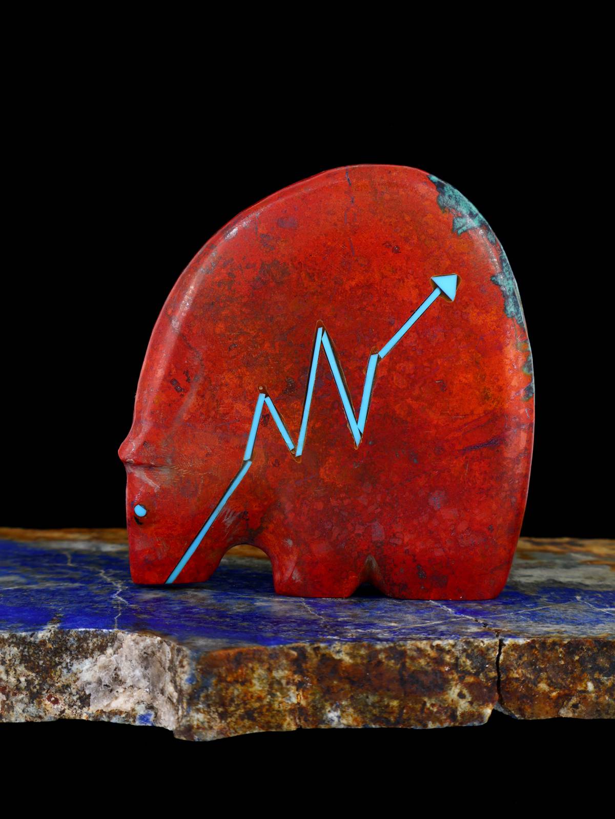 Sonoran Sunrise Medicine Bear Zuni Fetish