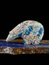 K2 Blue Medicine Bear Zuni Fetish