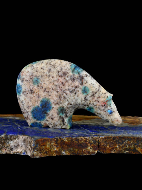 K2 Blue Medicine Bear Zuni Fetish