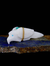 White Marble Bird Zuni Fetish