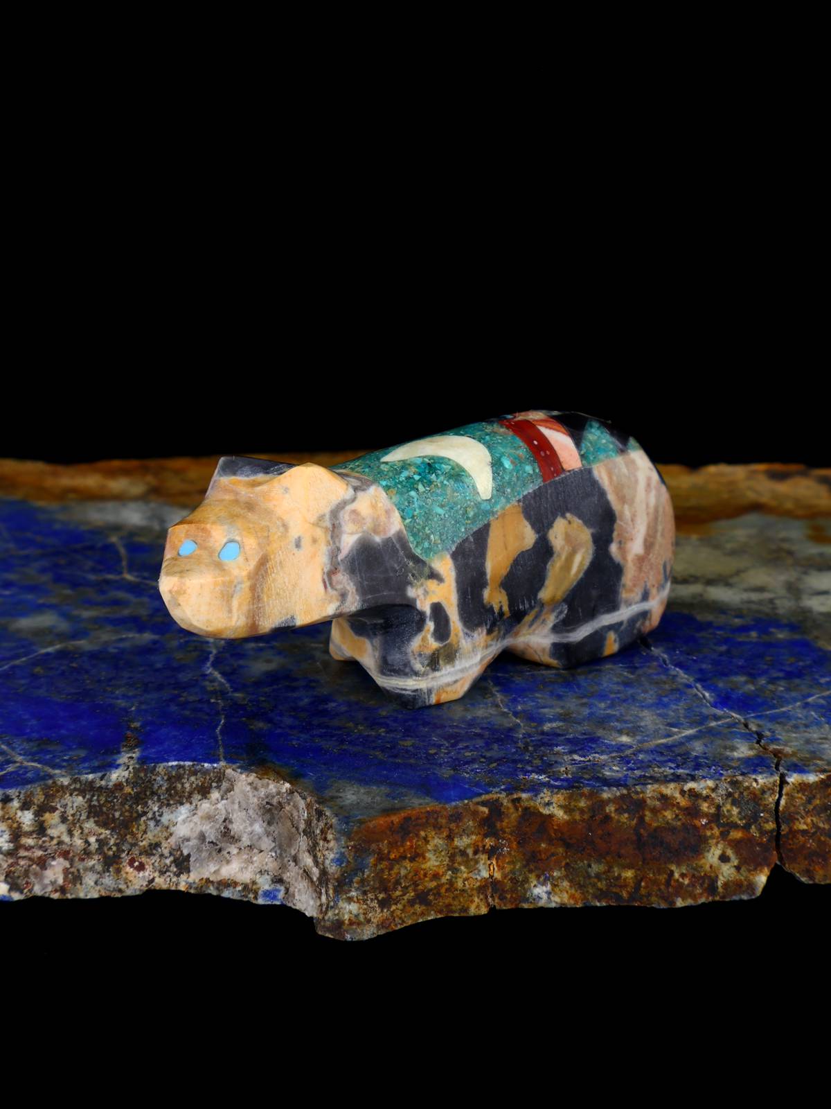 Lot de loups serpentins Zuni Fetish