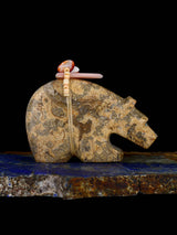 Serpentine Bear Zuni Fetish