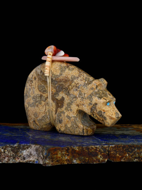 Serpentine Bear Zuni Fetish