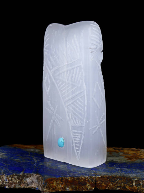 Selenite Double Maiden Zuni Fetish