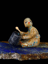 Picasso Marble Drummer Zuni Fetish