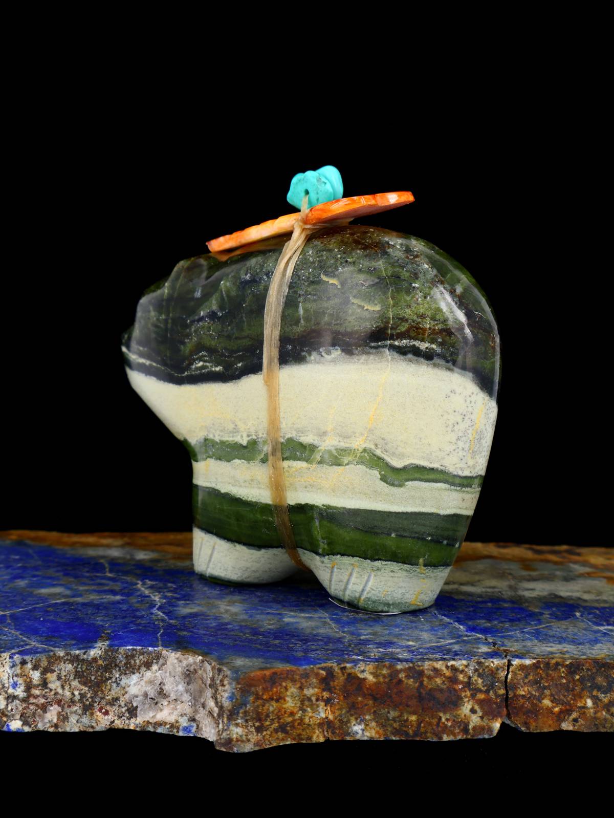 Ricolite Bear Zuni Fetish