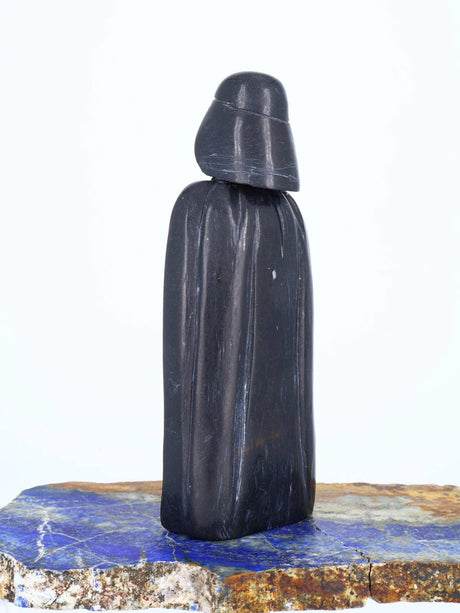 Black Marble Darth Vader Zuni Fetish