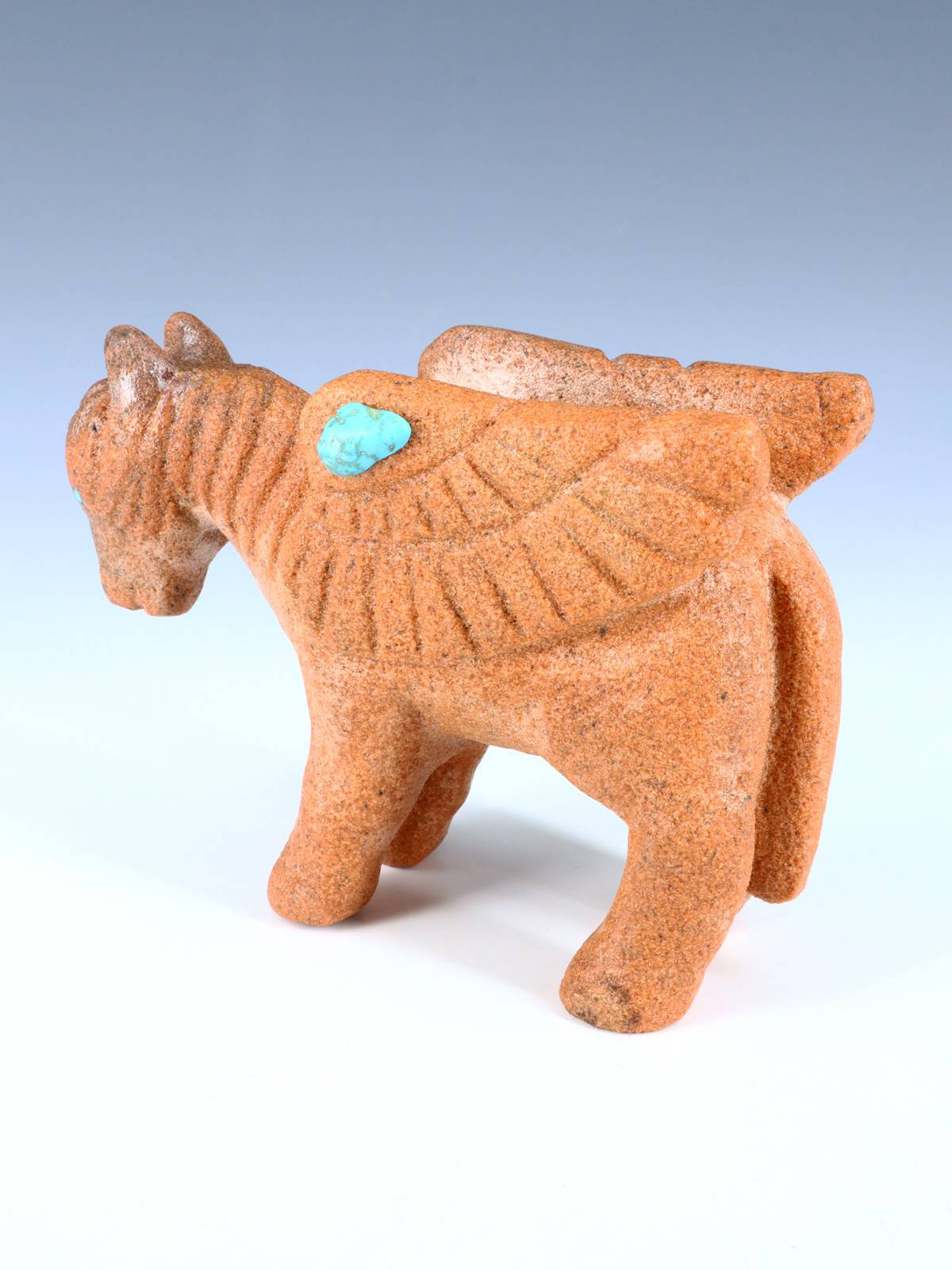 Large Sandstone Pegasus Zuni Fetish