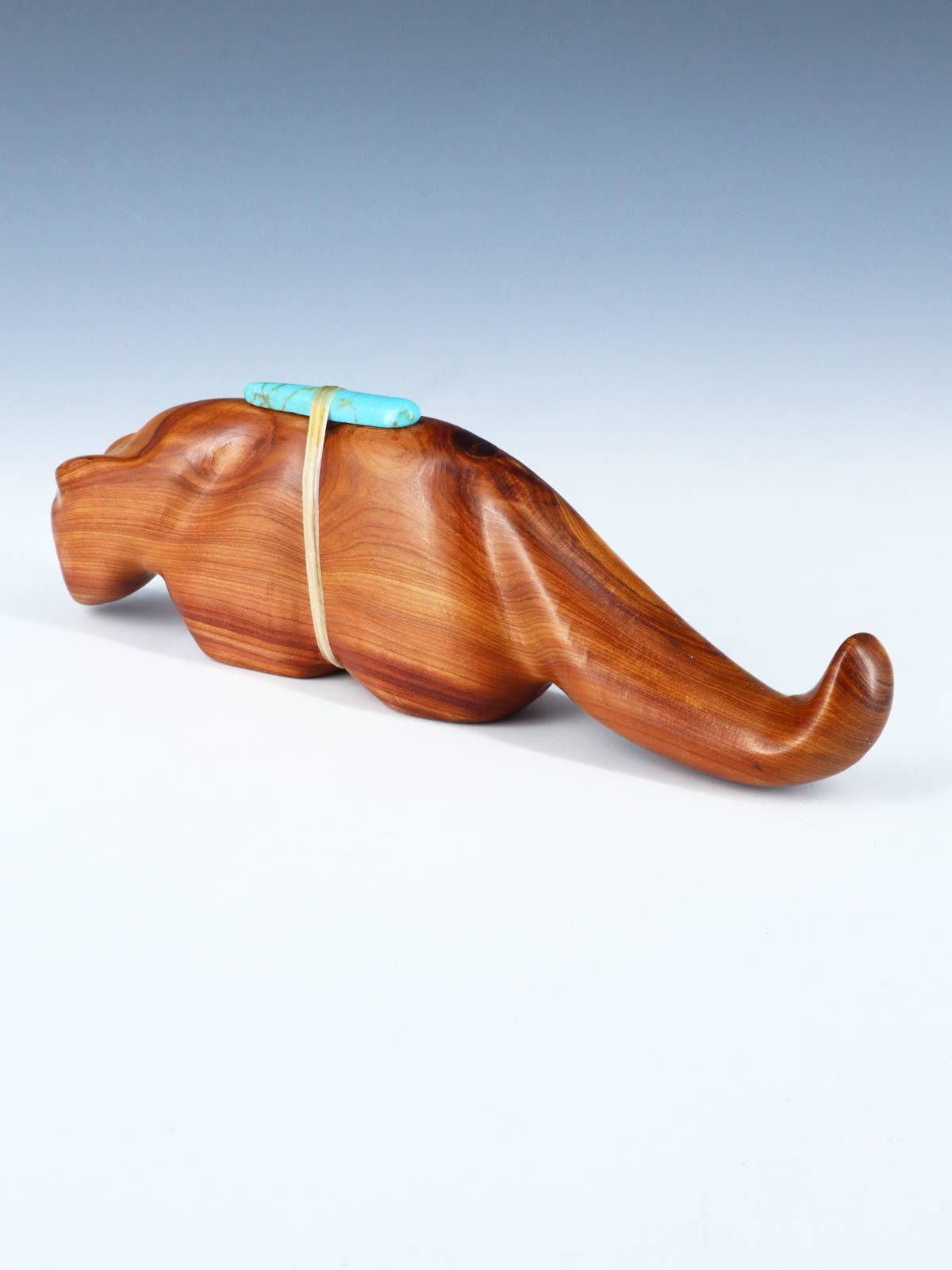 Large Wooden Mountain Lion Zuni Fetish