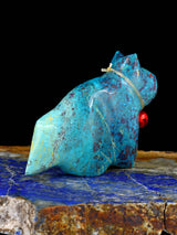 Chrysocolla Cat Zuni Fetish