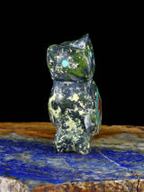 Serpentine Owl Zuni Fetish Carving