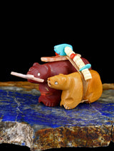 Pipestone and Jasper Bear Bundle Zuni Fetish