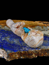 Picasso Marble Otter Zuni Fetish