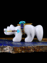 Fétiche du loup serpentin Zuni
