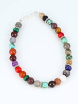 Multi Stone Single Strand Beaded Bracelet - PuebloDirect.com