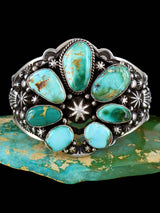 Navajo Jewelry Natural Royston Turquoise Cuff Bracelet - PuebloDirect.com
