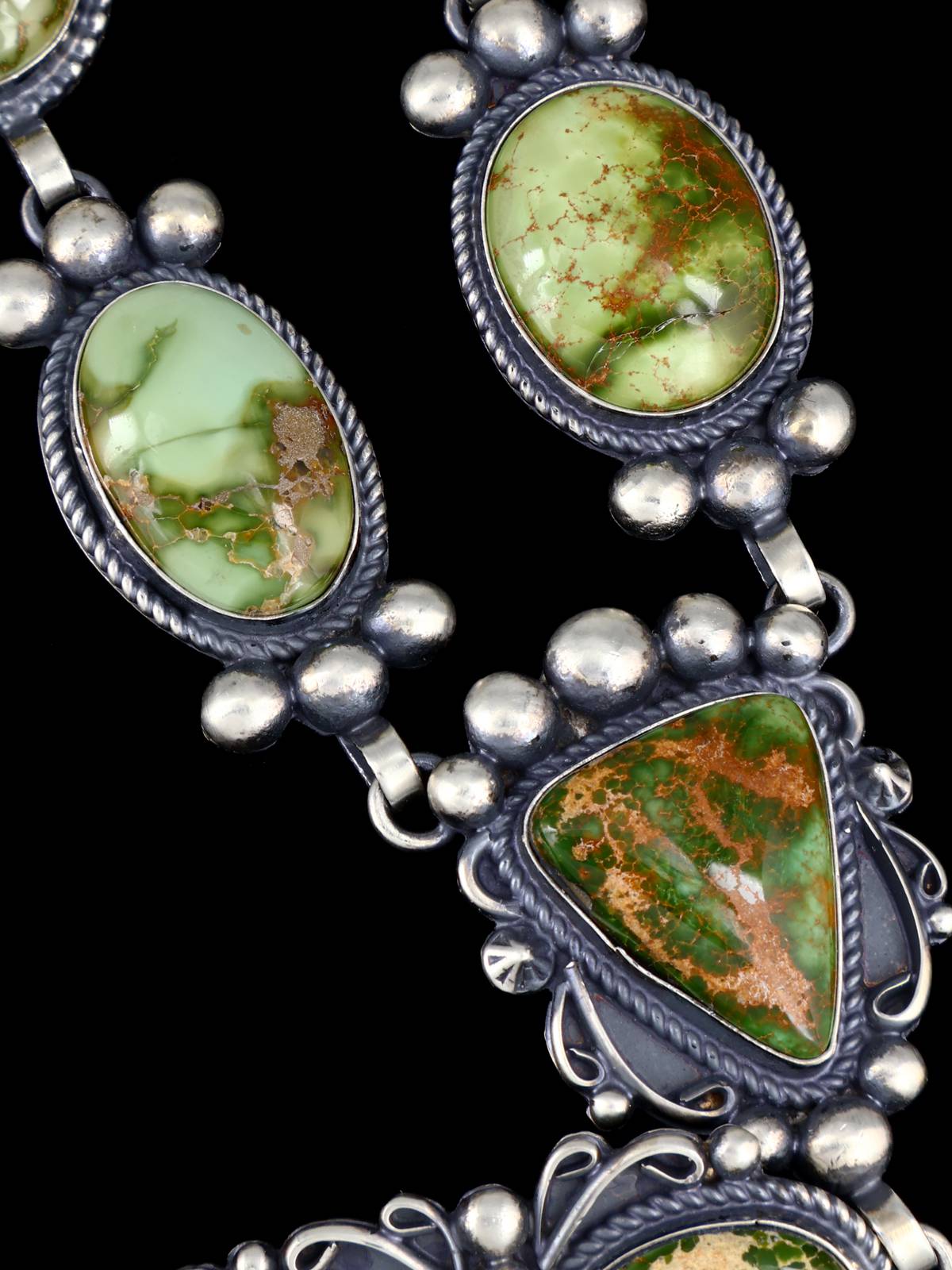 Native American Jewelry Carico Lake Turquoise Lariat Necklace