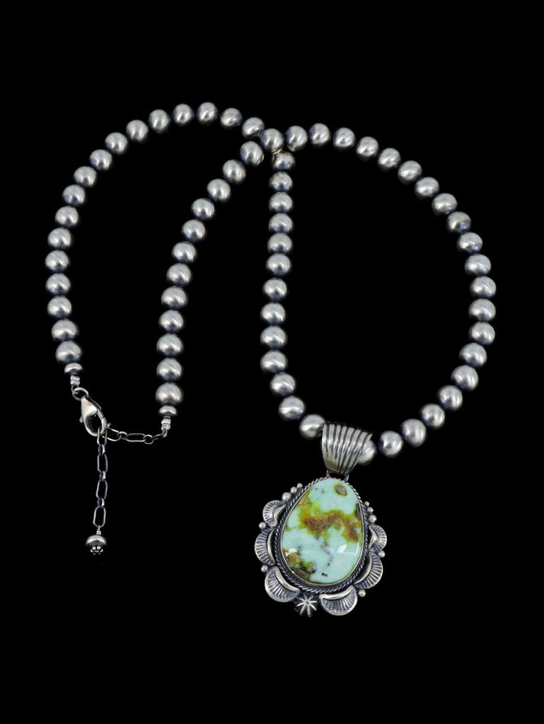 Native American Jewelry Palomino Variscite Necklace - PuebloDirect.com