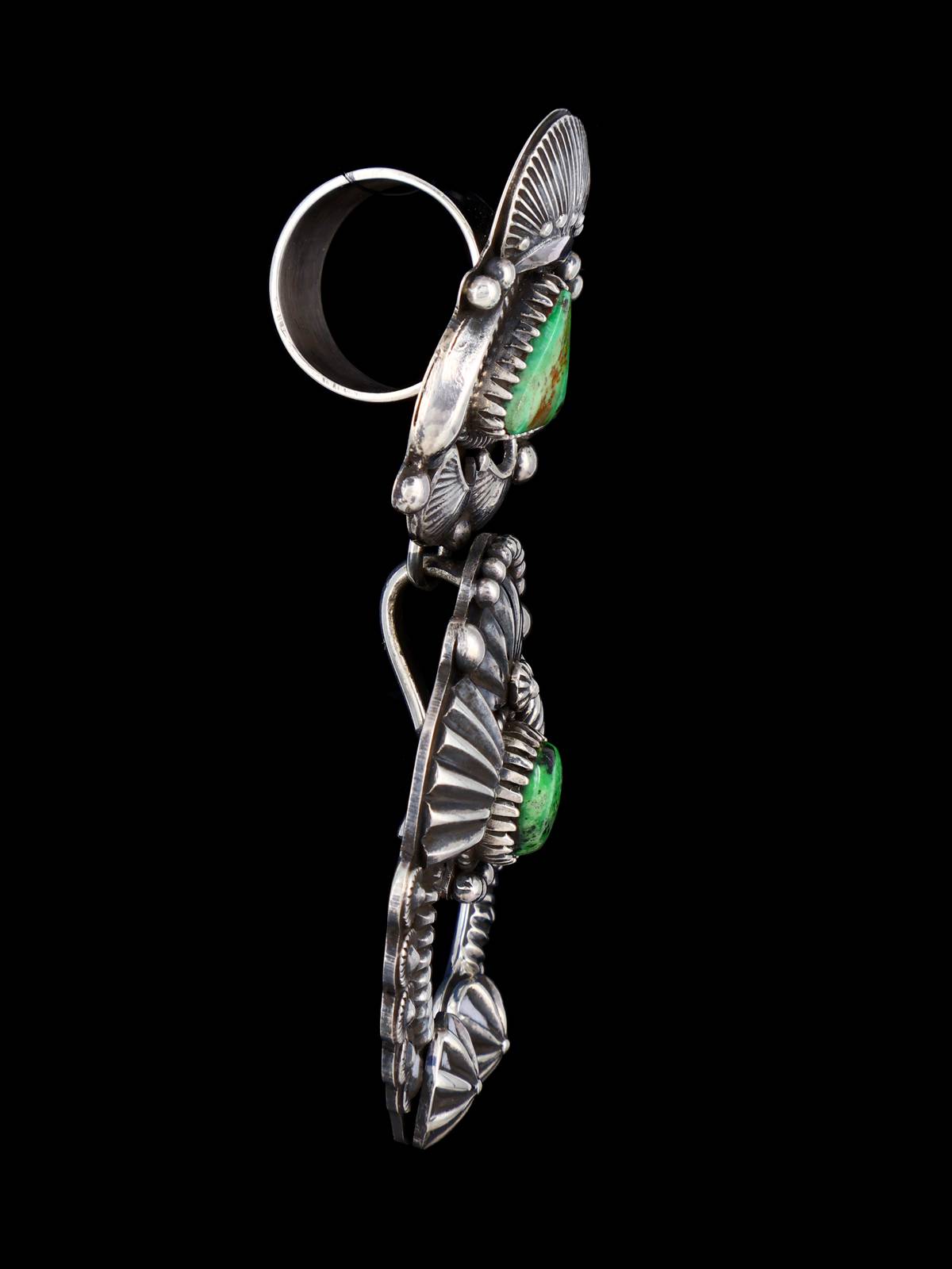Joyería nativa americana colgante natural Kingman turquesa
