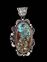 Pendentif amérindien numéro 8 turquoise